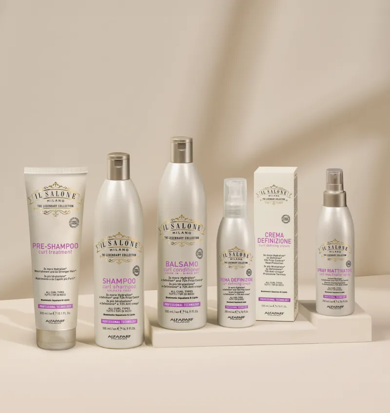 Linie banneru Curl Plocha